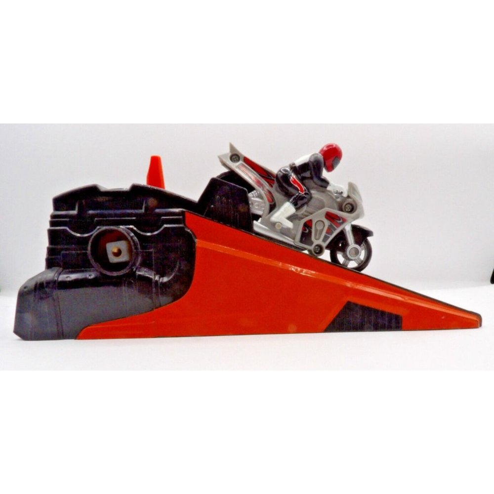 Hot Wheels Launcher Double Ramp Hot Wheels Hyper Wheels NO HANDLE Motor Cycle